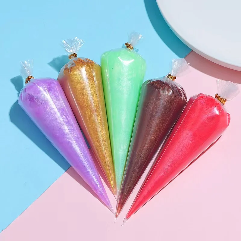 2022 NEW Whipped Pearlescent Cream Gum Deco Clay air dry simulate food cream slime Creative phone case Diy Toy