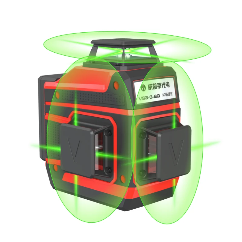 
12 lines 3Dred low multi green in china automatic floor cross multi self leveling 360 land laser level 