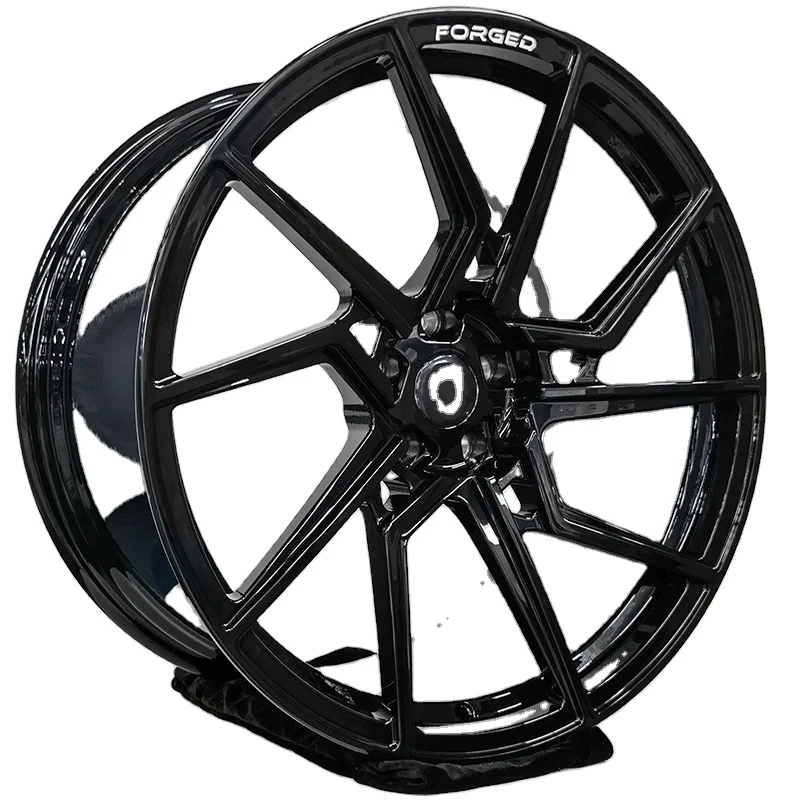 Flrocky China Manufacture Alloy Wheels Aluminum Rims For Passenger Car Rims 14 Inch 4*100 5*114.3 With Via Deep Concave Forged A