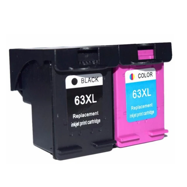 
Remanufactured 63XL Ink Cartridge Replacement for HP 63XL use in Envy 4520 4516 HP Officejet 4650 3830 Deskjet 2130 printers 