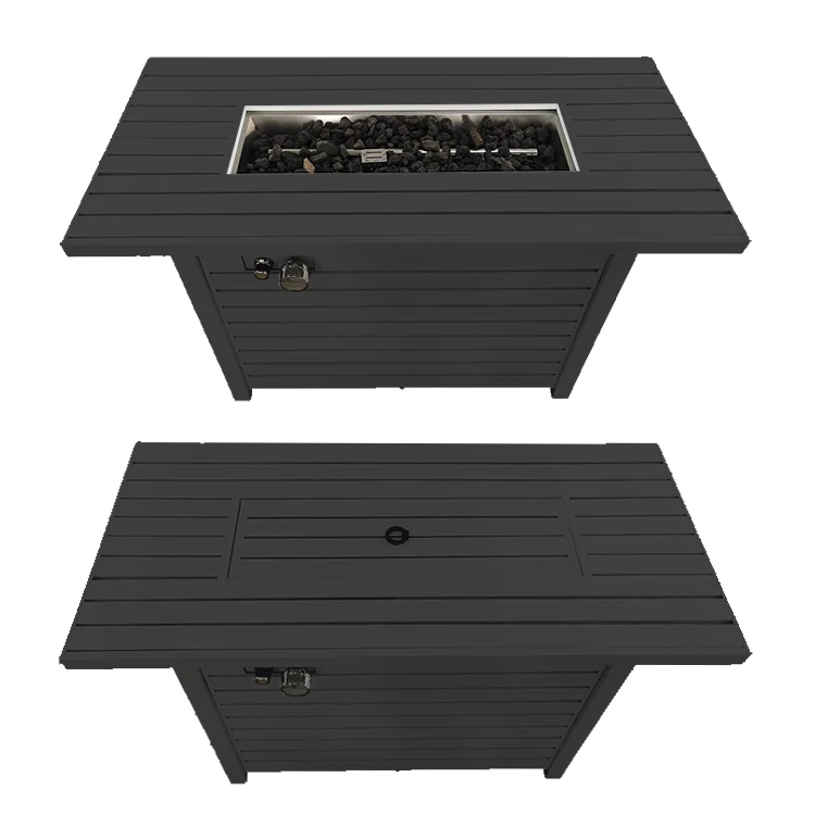 Современный стиль алюминиевый пропан костра под открытым небом газа для костра Настольная лампа с крышкой