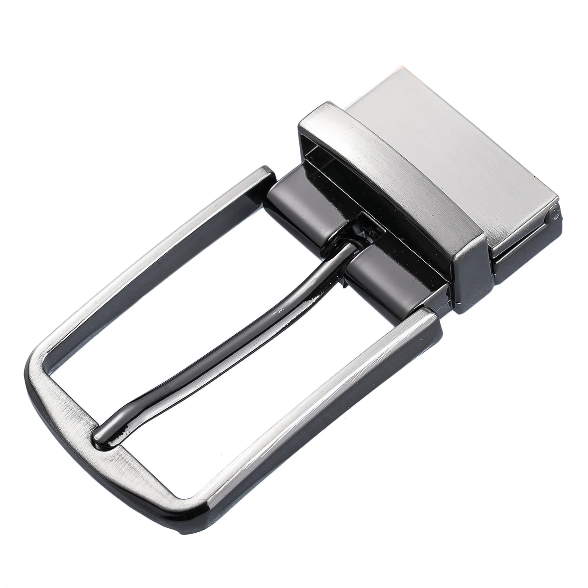 YIXI PIN-P2 Zinc Alloy Classic Rotating Professional Men Metal Belt Buckle Reversible Buckle Pin Belt Buckle