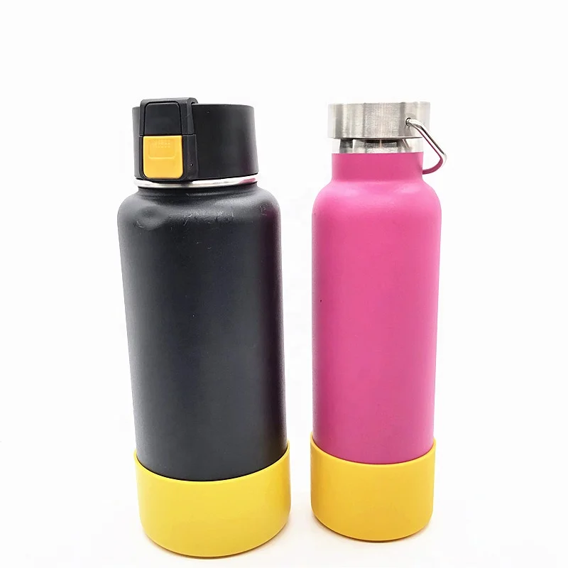 Hot Sales Silicone Water Bottle Flex Boots Bottom Protective Sleeve Cover for Flask Sport Water Bottle 12oz - 40oz