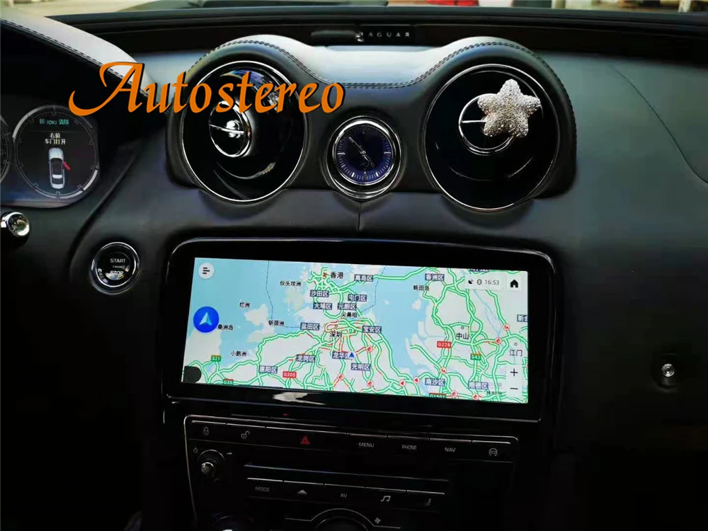 For Jaguar XJ 351 2009-2016 Android 10 128 Radio Car GPS Navigation Auto Stereo Headunit Car DVD Player Multimedia Music Carplay