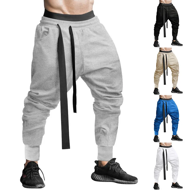 PASUXI Custom Logo Private Label Slim Fit Workout Activewear Pants Fitness Men Sweatpants Gym Mens Jogger