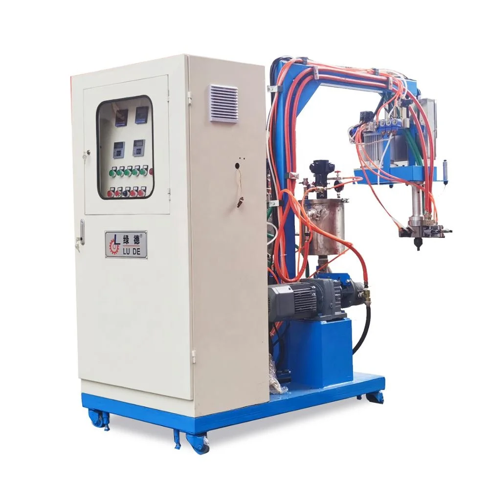 LD-803/6 8 to 15 Station PU Shoe Sole Footwear Polyurethane Shoe Injecting Machine and Workbench