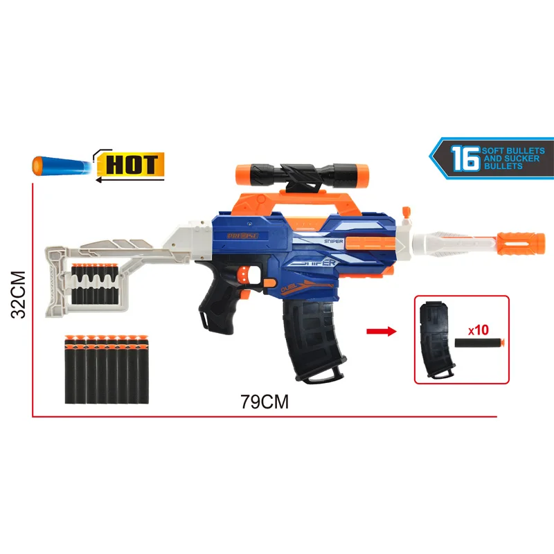 New design kids novelty electric burst soft bullet gun with turn runner toy parent-child interactive battle gun boy toys