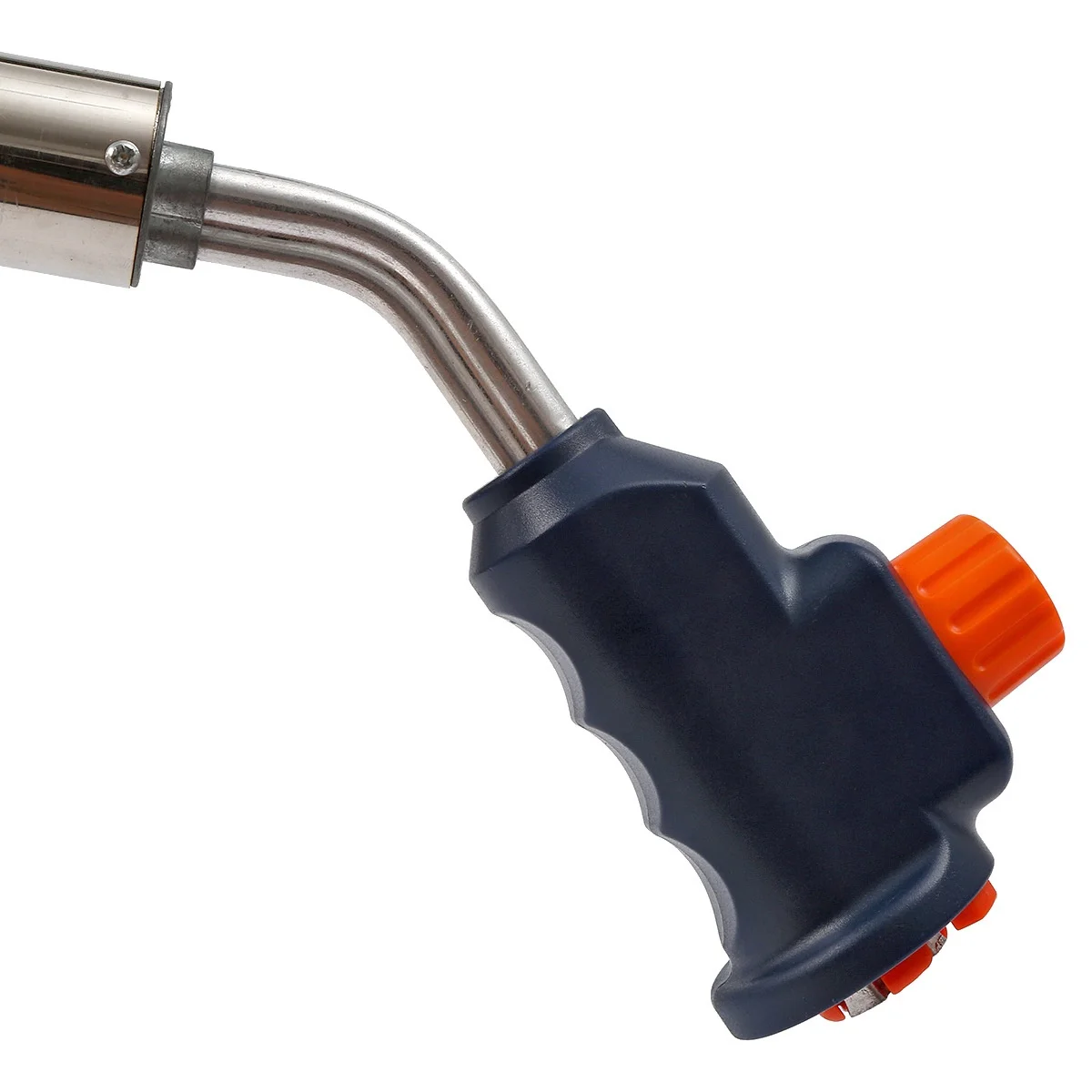 Metal Flame Gun with Lighter Windproof Flamethrower for Household Use for Camping with Its Cassette Gas Tank Fire Spray Gun