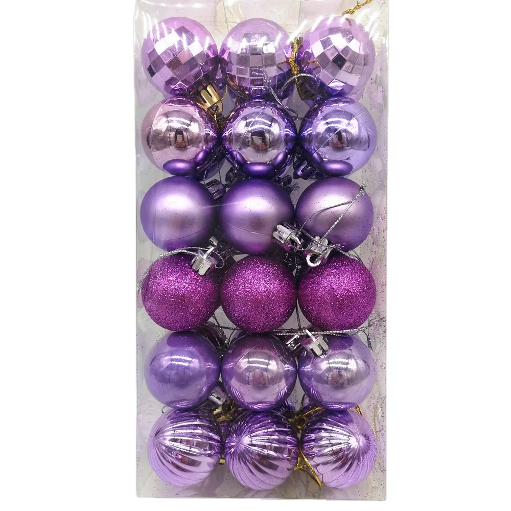 
happy days Shatterproof Tree Hanging Balls Decoration Clear acrylic Ornaments Christmas Ball 