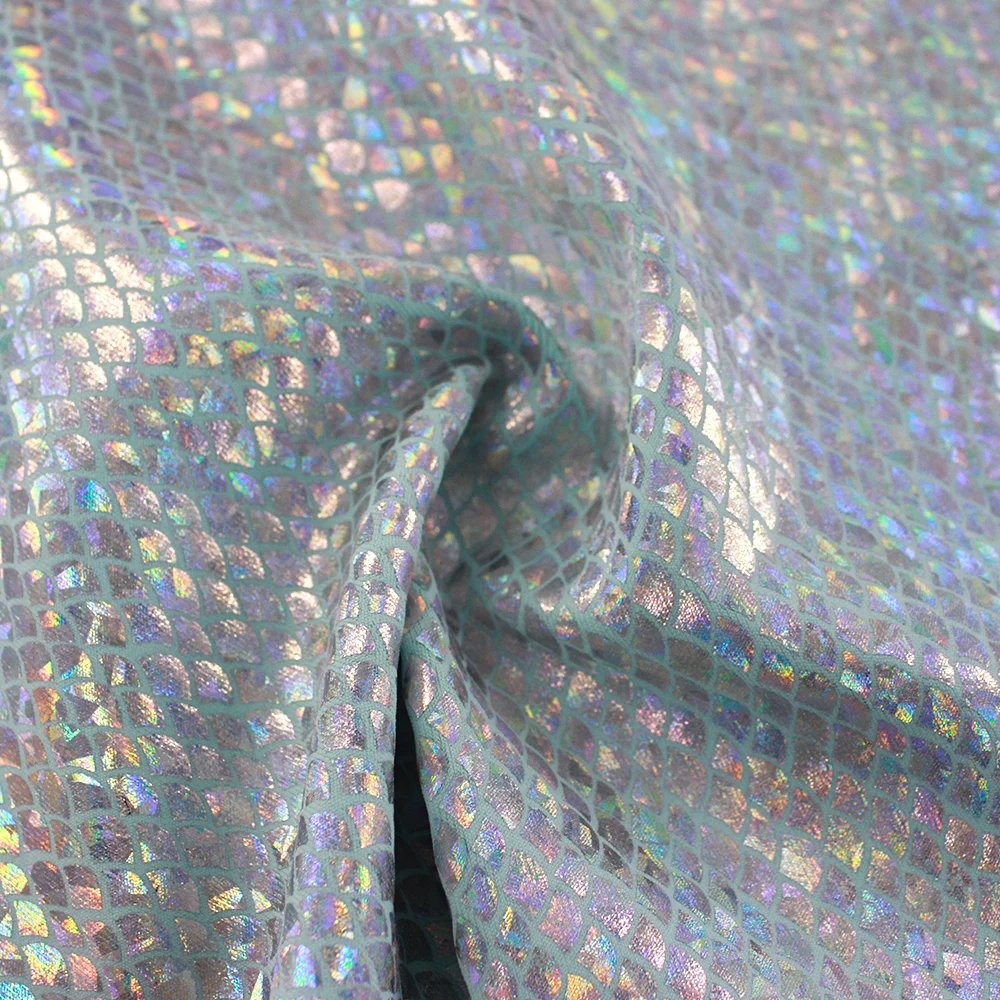 2023 New 75 Nylon 25 Spandex Fabric Hot Sale Snake-Skin Compression Garment Fabric for Swimwear