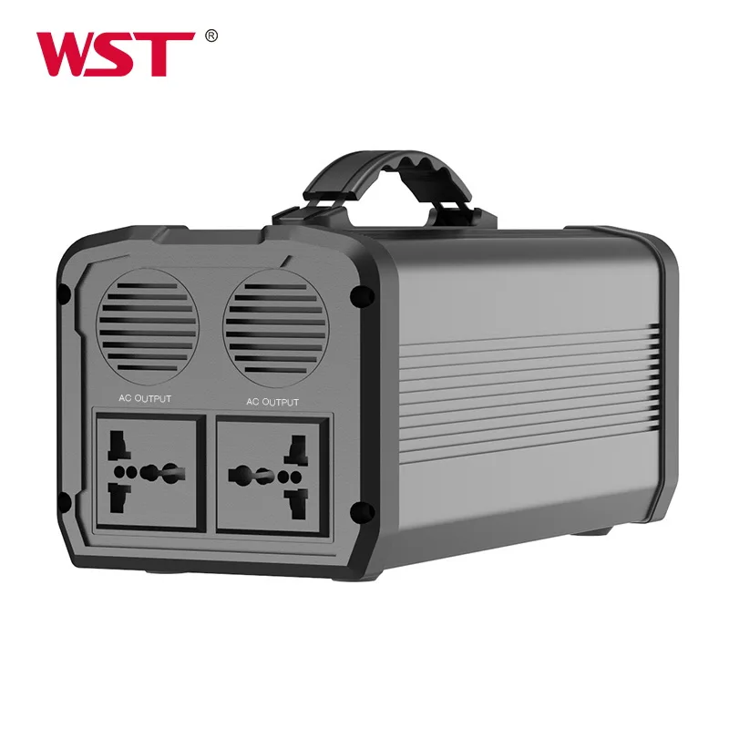 300W emergency backup power supply portable solar generator power station AC DC outdoor charging station