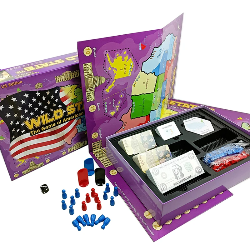 Wholesale Custom board game manufacturer family board game for kids