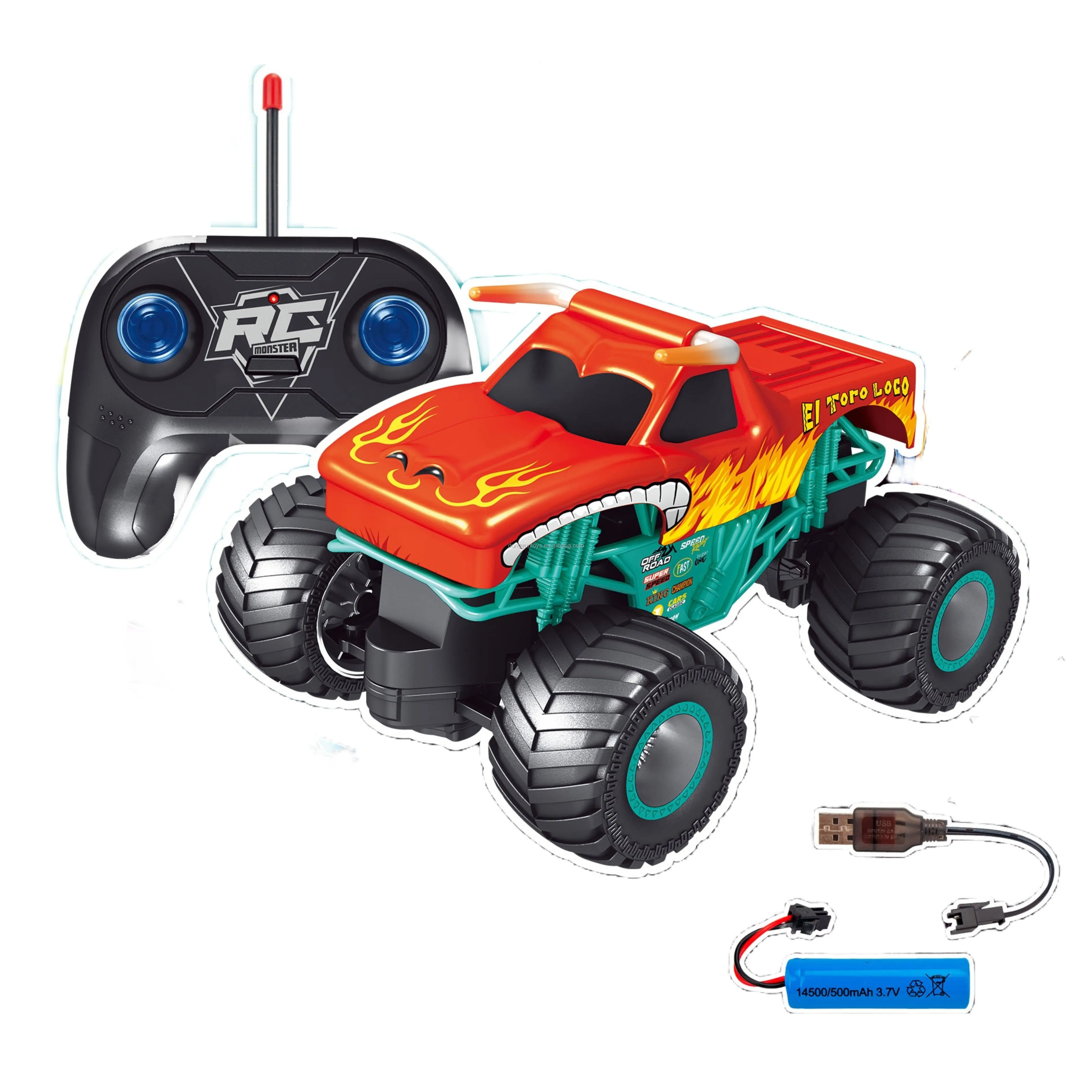 Monster Jam Remote Control Monster Truck for Boys and Girls 1:20 2.4 GHz RC car Toys for children