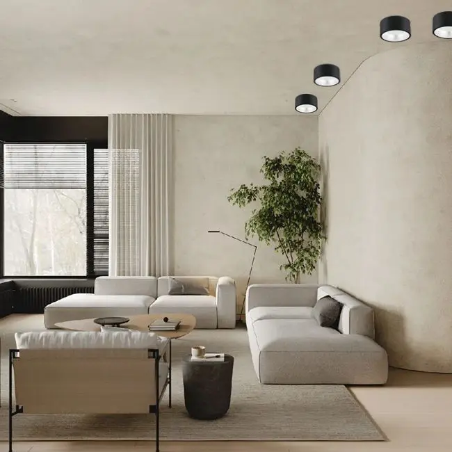 Hot sale  IP20 short surface Exposed DownLight-Empty Fixture Use light source GX53 modern simple