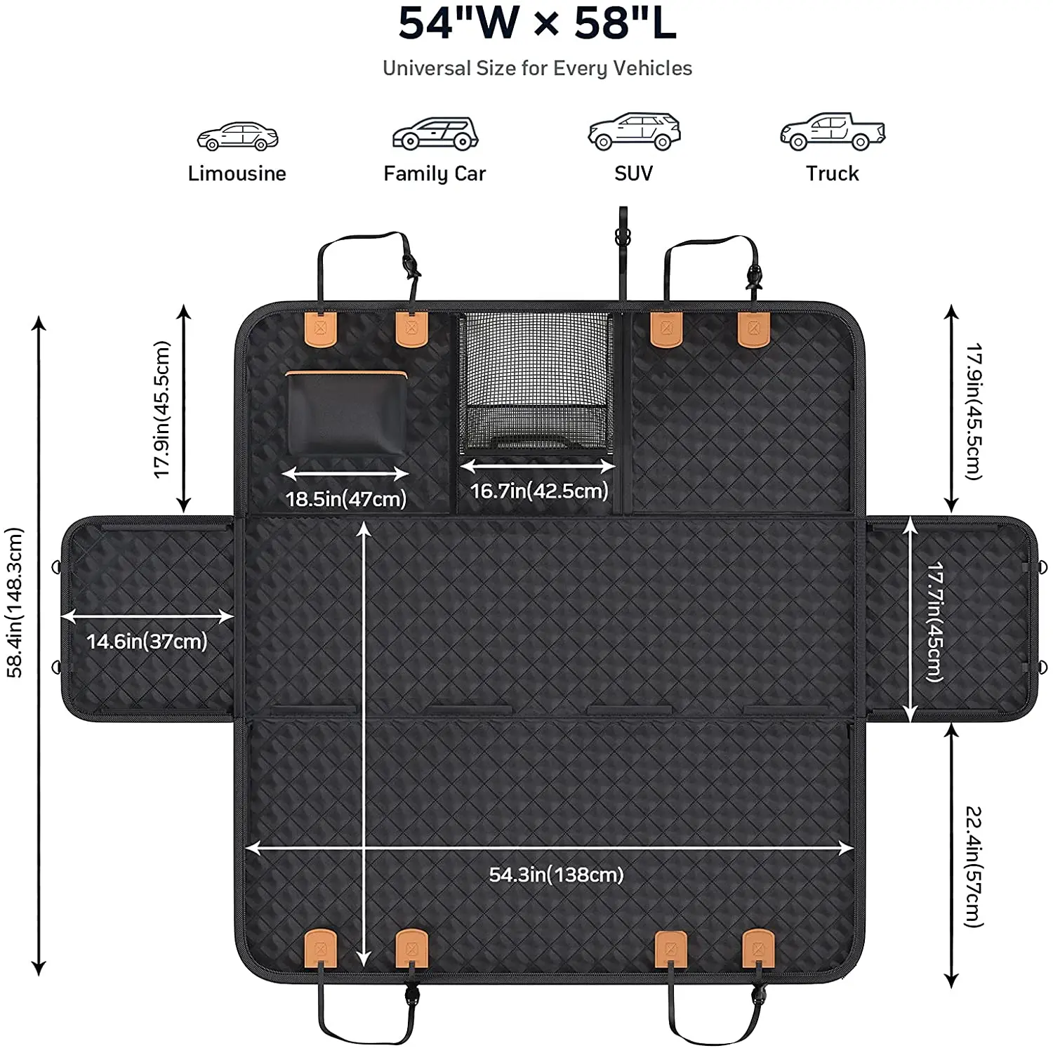 Custom Waterproof Dog Car Seat Cover hammock mesh window universal car dog seat cover pet seat cover for cars