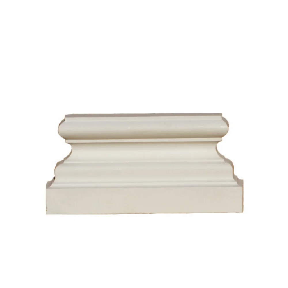chinese modern 5 star hotel Interior living room luxury wall decor roman polyurethane pillars capital