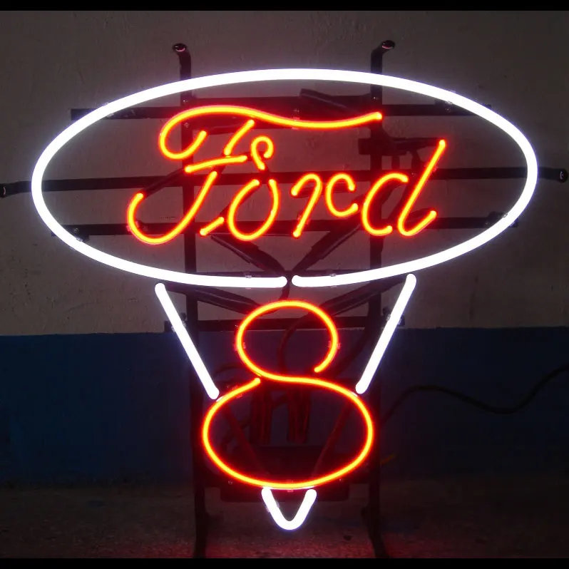 Ford Racing Premium Or High-end Customized Sign Bar Retail Shop Open Led Neon Sign Lights For Business Shop