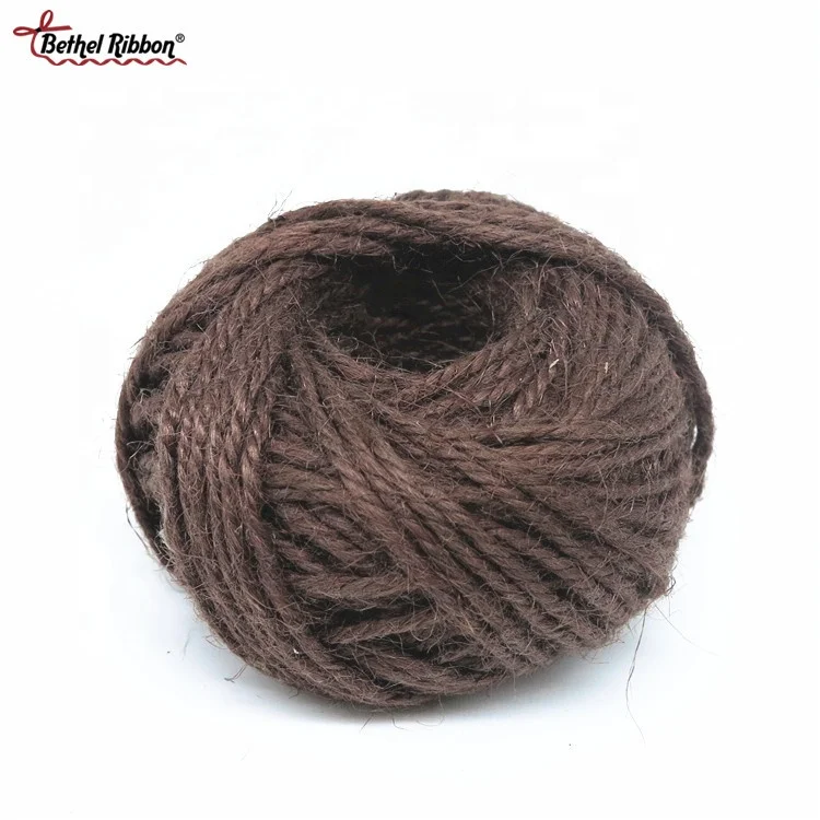 High quality  2mm hemp cord colored jute rope for diy craft