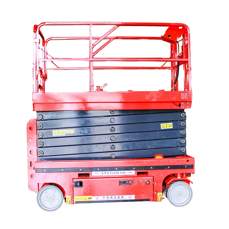 Free Shipping! Self-driven Mobile Aerial Work Platform Electric Lifting Platform Scissor Manpower Lift