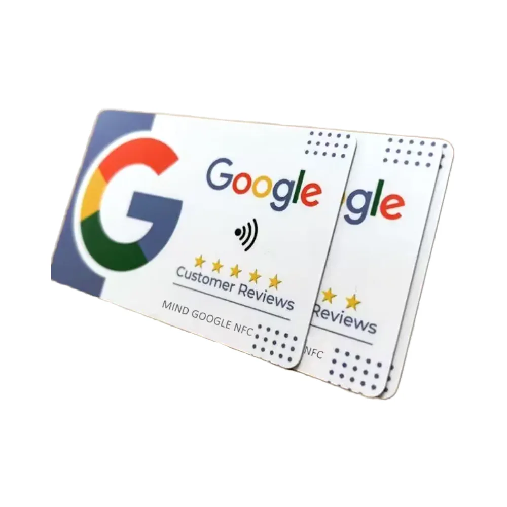Индивидуальные QR-код Tap Business Ins Facebook TIKTOK RFID-карты для социальных сетей NFC Google Review карты обратной связи