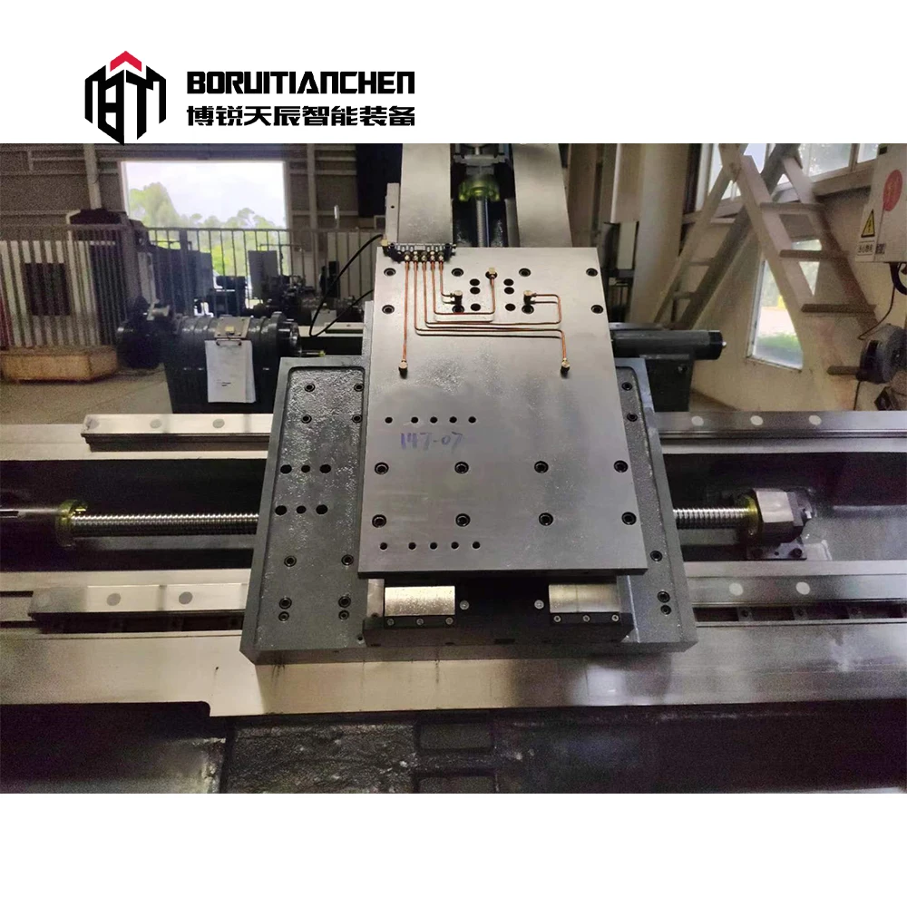 BR-650-1000 slant bed cnc lathe with bar feeder mini cnc lathe for sale cnc turning machines