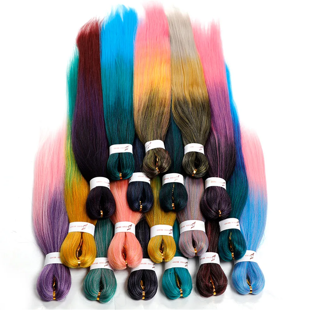 braiding hair wholesale crochet yaki colourful ombre afro black african 26 easy braid hair extensions curly color braids
