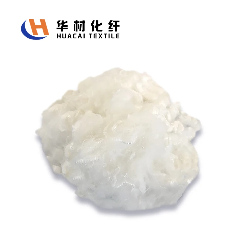 
raw white polyester short solid staple fiber 