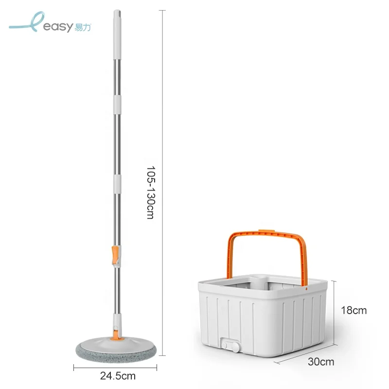 Factory OEM Self Clean Mop with Squeeze Bucket for Flooring Cleaning (1600454242198)