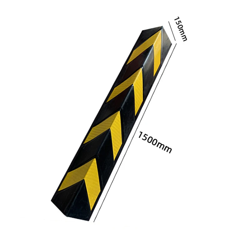 Factory Good Quality Reflective Rubber Wall Corner Protector Anti-collision Guard
