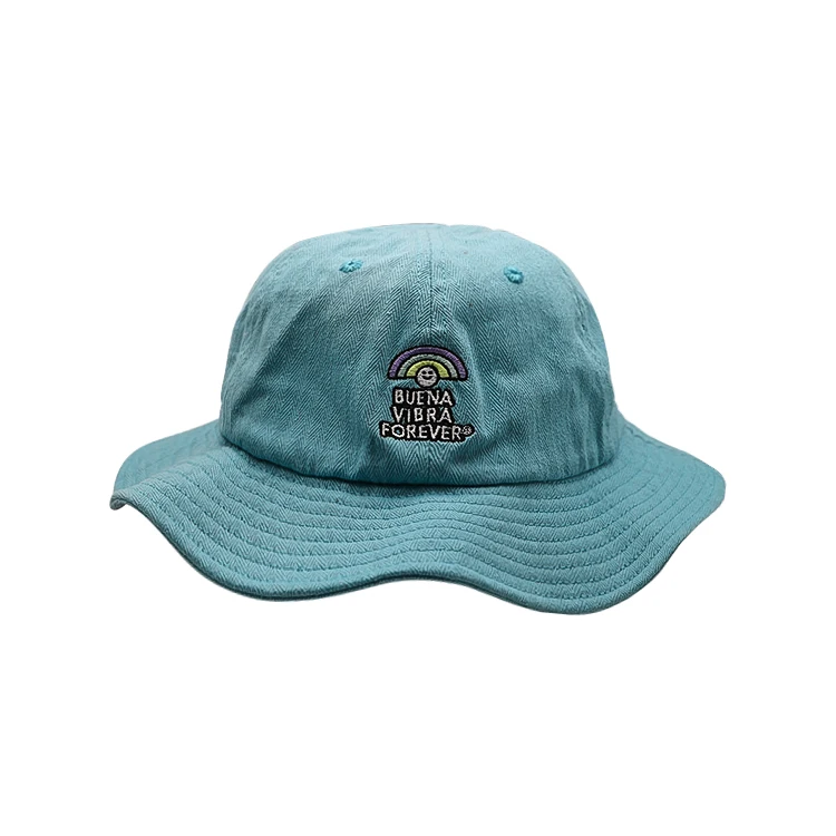 Factory price Custom bucket hat embroidery wholesale  sun protection Topfly
