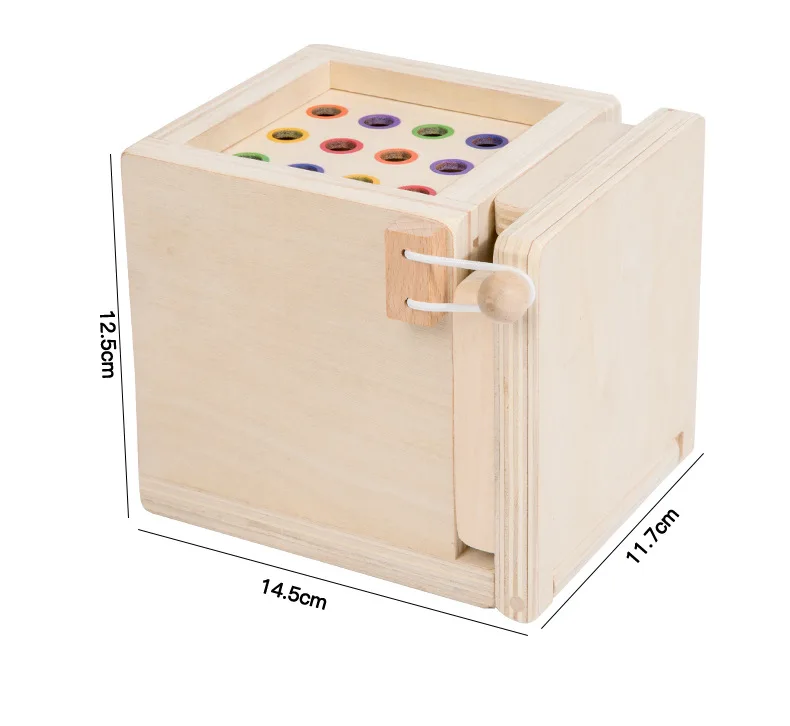 Wooden toys 5 in 1 Early education shape classification games Multifunction stick pull radish coin box Smart box Wooden toys