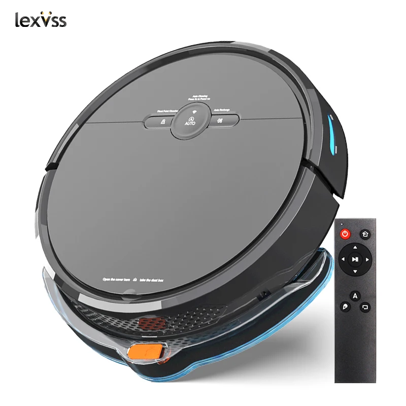 Wholesale Price Cordless Vacuum Cleaner 2 in 1 Vacuum Cleaner Accessories 2000pa Highly Suction Ability Robot Vacuum Cleaner uv