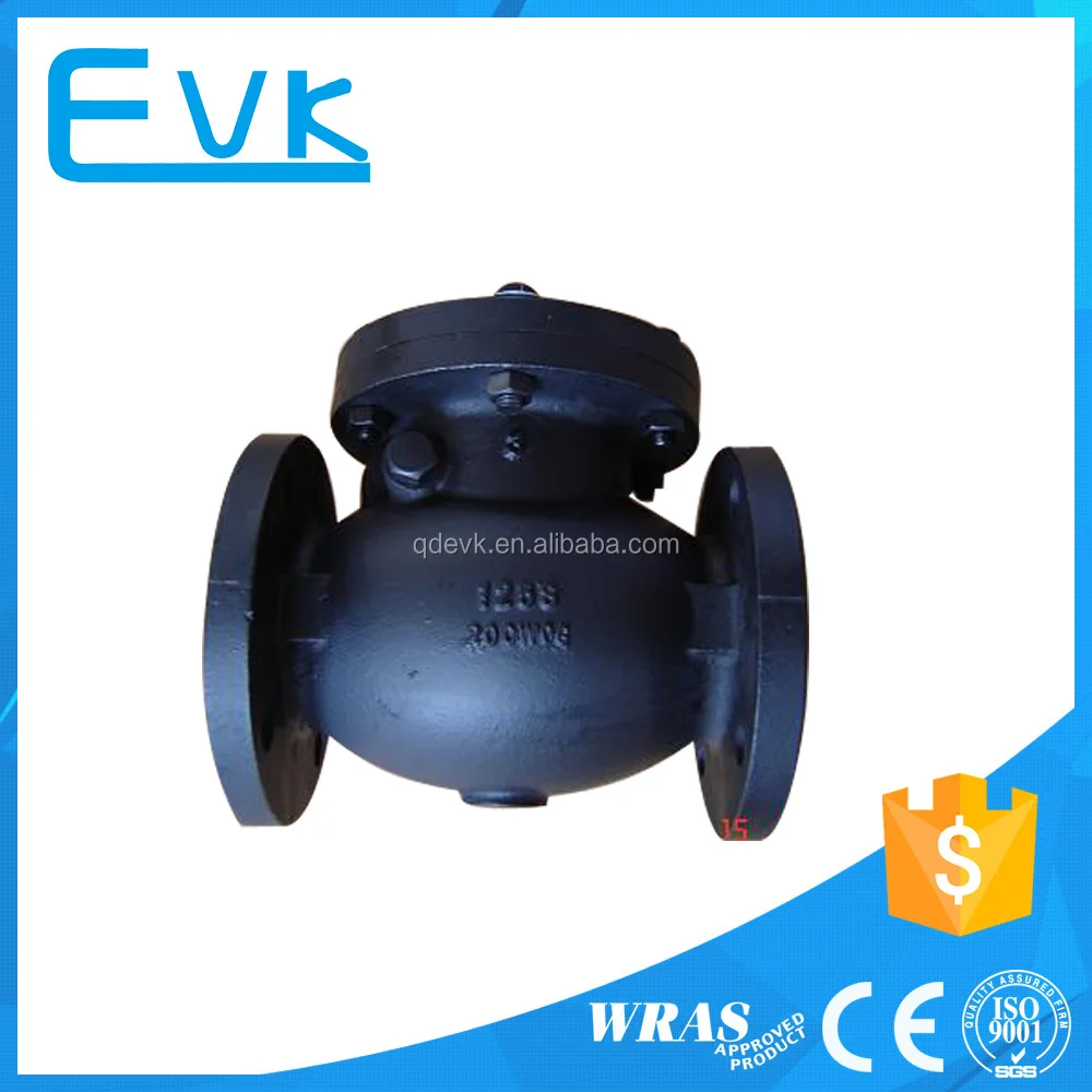 Factory Hot 150/250/300PSI Control valves FM UL Flange End Cast Iron DI Swing Check Valve for water supply,fire protection pipe