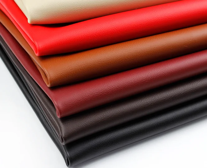 High Quality Brilliant 1.0MM Vintage Embossed PVC Fabric Textiles Artificial Full Grain Furniture Sofa Leather Rexine Rolls