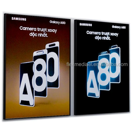 flash glow indoor outdoor advertisement poster EL sheet for advertisement light box menu bill hotel brochure