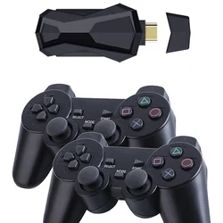 2 Players Arcade Classic Game Console 4k HD game stick With 2.4g Dual Controller Wireless Game Stick For Ps1/sega/sne