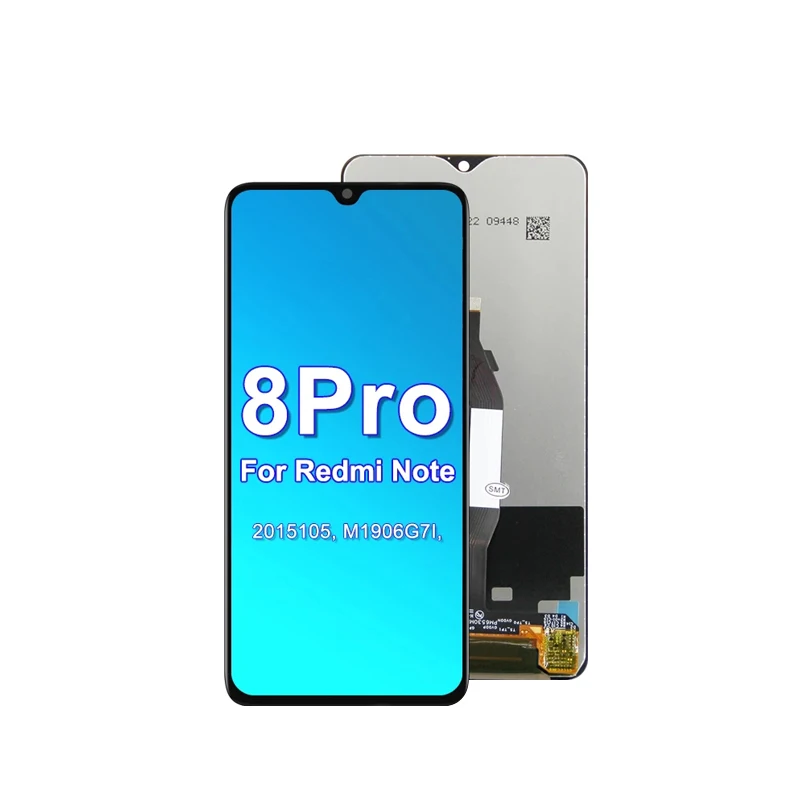 6.53 inch display For Xiaomi Redmi Note 8 Pro Display Touch Screen mobile phone lcds M1906G7I LCD Screen
