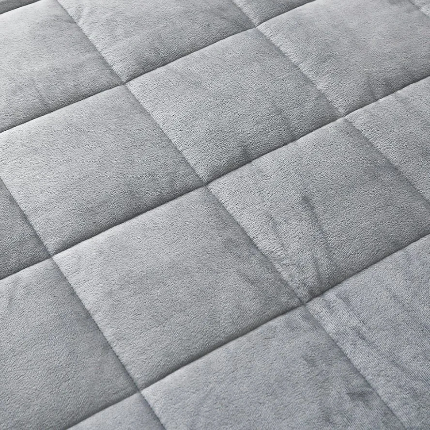 Factory wholesale15lbs weighted blanket single size 150cm 200cm weight 2kg blanket weighted blanket anxiety