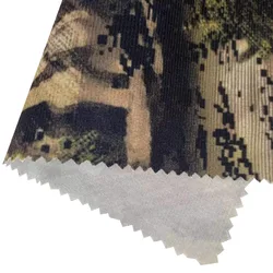 factory wholesale camouflage knitted fabric alova 100%polyester printed breathable fabric outdoor knitting fabric