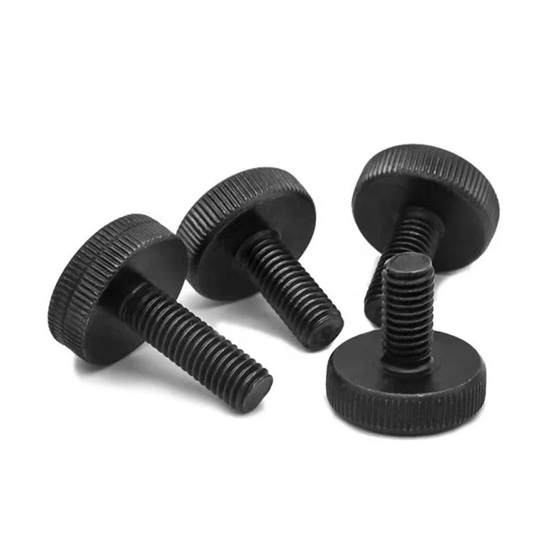 DIN653 M3 M4 M6 M5 M6 M8 M10  Steel Stainless steel Aluminum knurled Black thumb screw