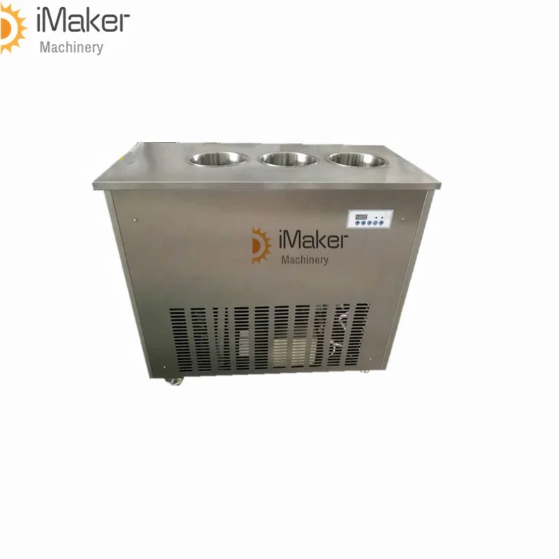 good quality one barrel Turkish ice cream machine  three barrels   turkey ice cream making machine
