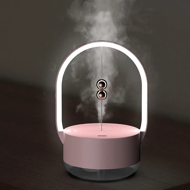Компактный Настольный Электрический мини-Usb-увлажнитель воздуха со светодиодной