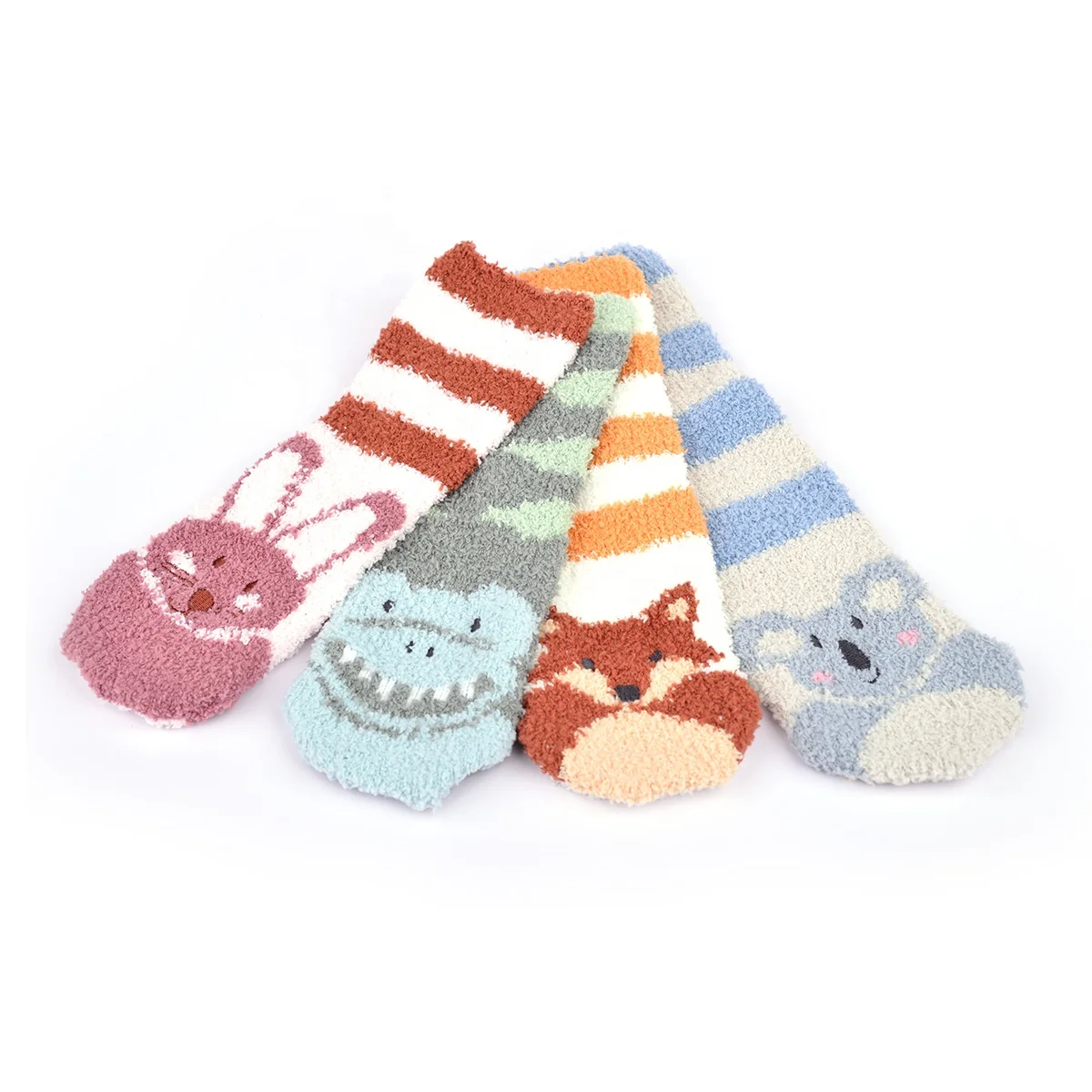  Hot Sell Custom Cozy Thermal Terry Winter Fluffy Soft Warm Cotton Unisex Cute Socks