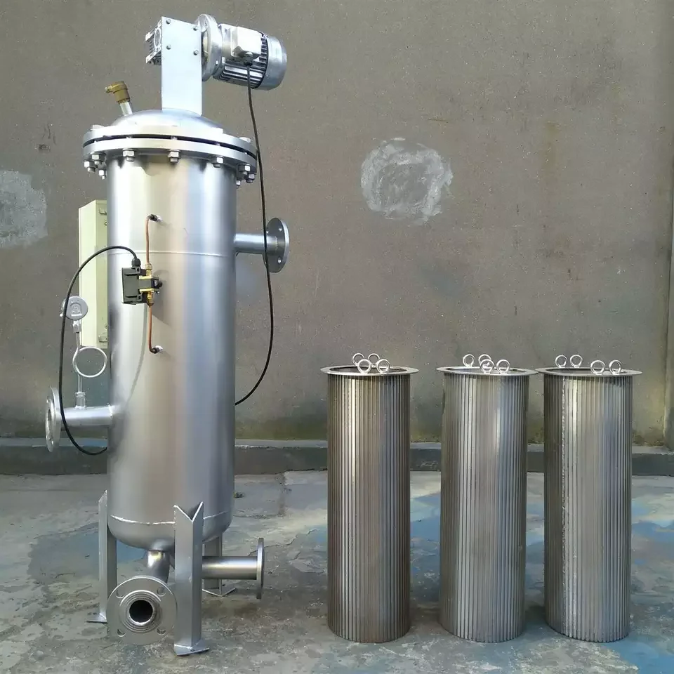 SS Stainless Steel 304 316L Automatic Self Cleaning Filter Self watering machine for Industrial wastewater Pre treatment