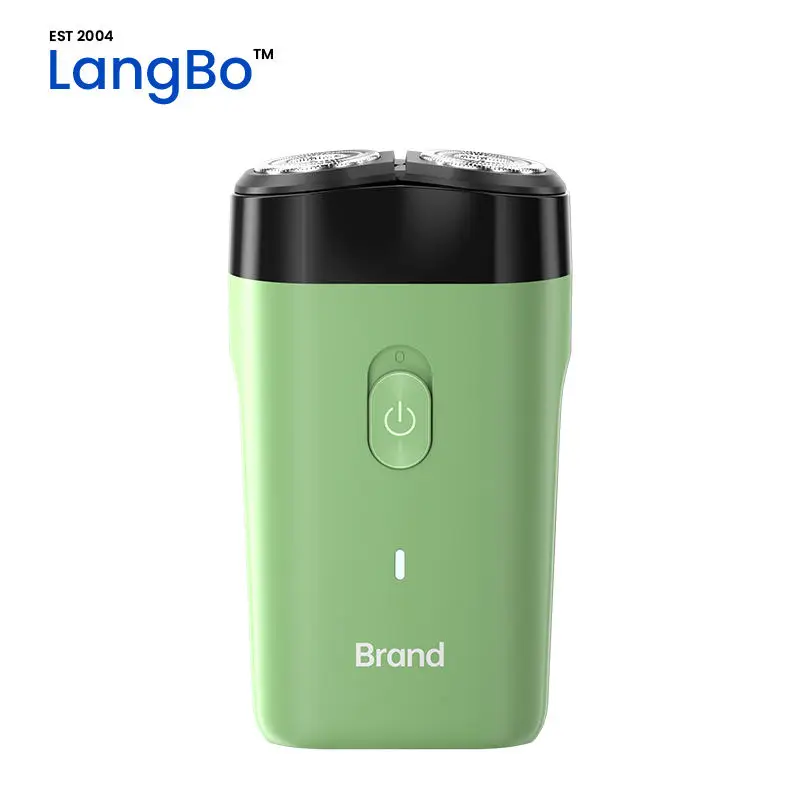 2024 Mini IPX6 Travel Shaver Portable Twin Magnetic Cutter Blade USB Powered Safety Feature Custom Logo for Men