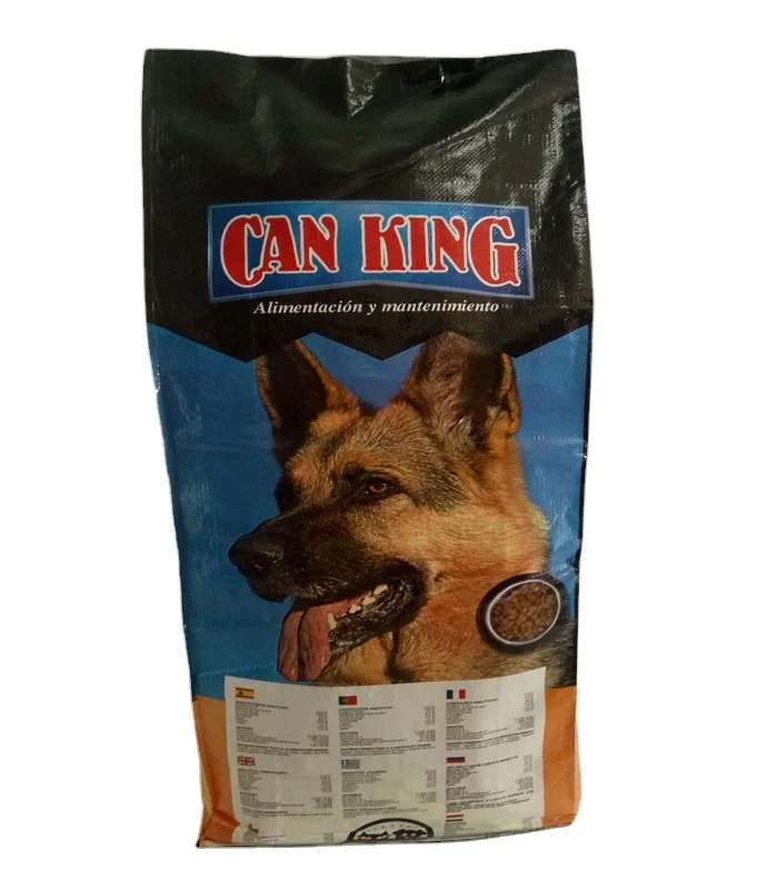 10 kg 25 kg 50 kg bopp laminated pet food bag for packing cat litter, dog food  pp woven animal feed bag packaging