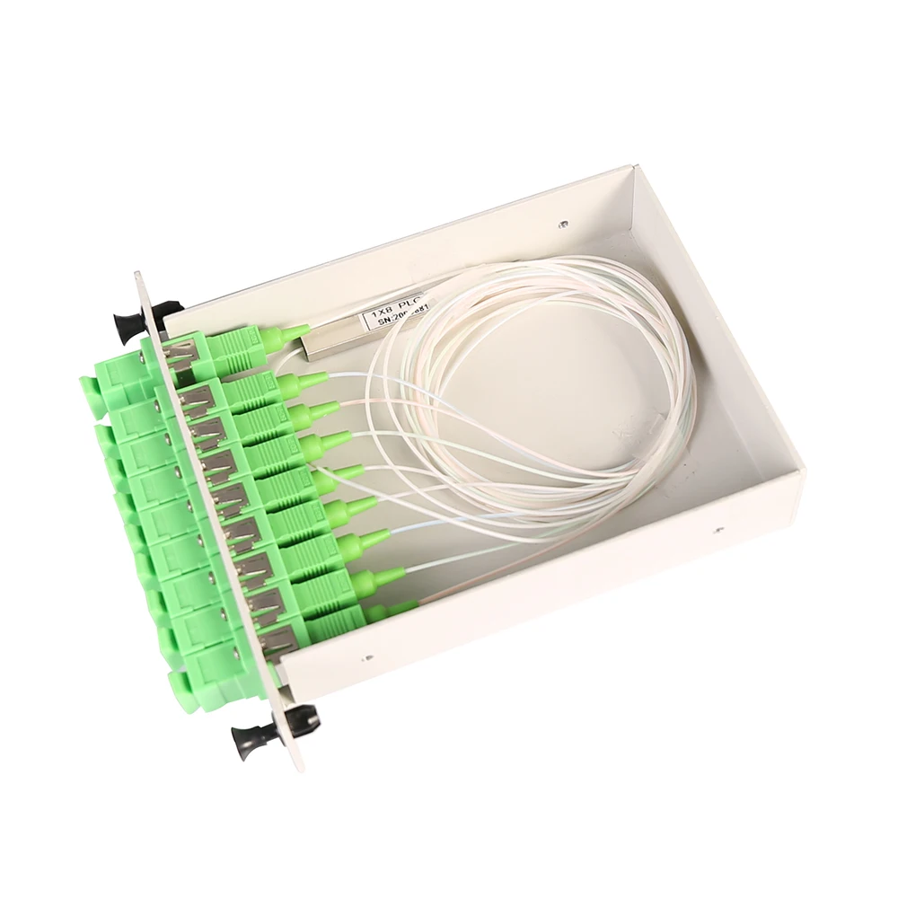 
LGX splitter box/ PLC splitter cassette, 1*8 Fiber Optical PLC Splitter 