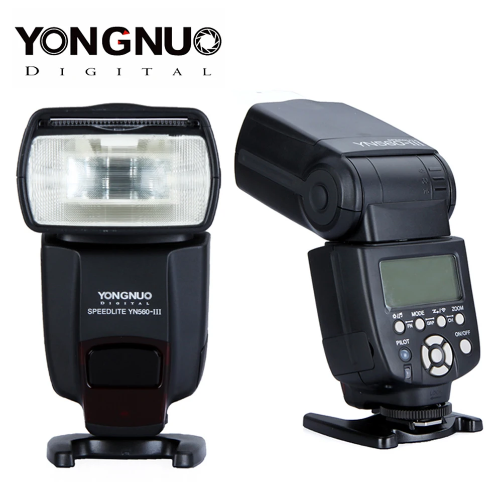 Беспроводная вспышка YONGNUO YN560 III Speedlite Speedlight для камеры Canon Nikon D3200 D3100 D5300