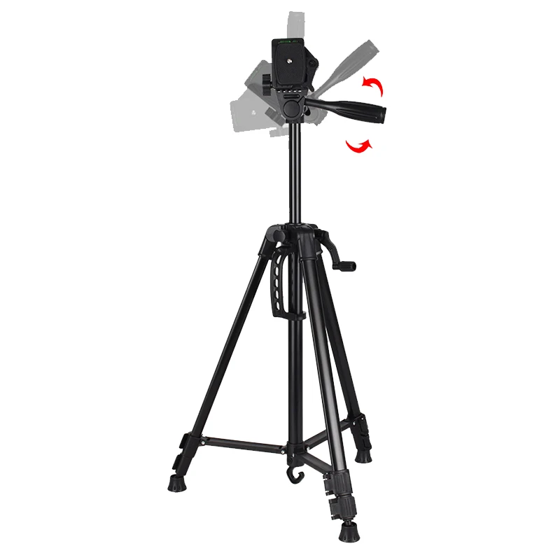 Light Stand Tripod for Projectors Holder Mount Portable Projector Tripod Mobile Phone Stand Outdoor Adjustable 133 CM Black Ce