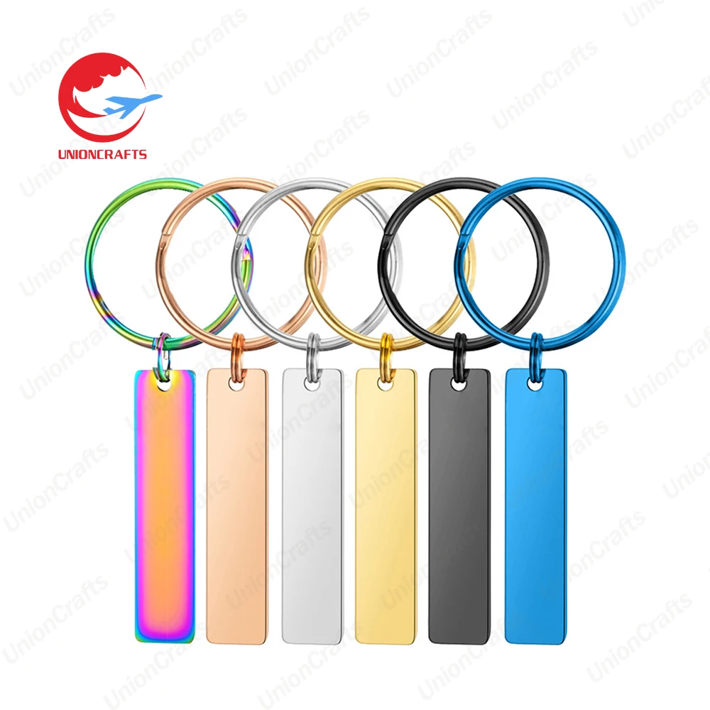 Wholesale laser engraving logo business gift keychains souvenir key chain metal rotating blank keychains for vehicles